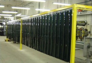 Cortina em pvc solda