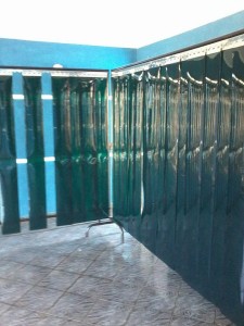 proteção no local de solda biombo proteção no local de solda biombo