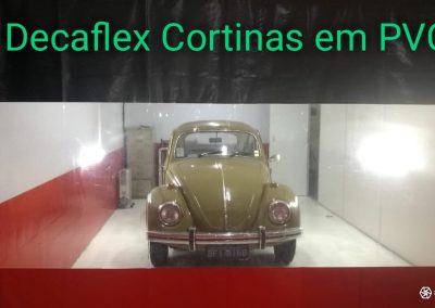 Cortina para cabine de pintura