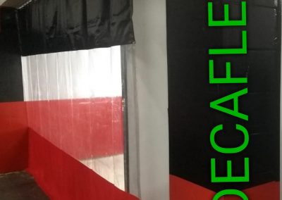 Cortinas para cabine de pintura