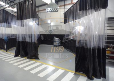 Cortinas cabine de pintura em pvc