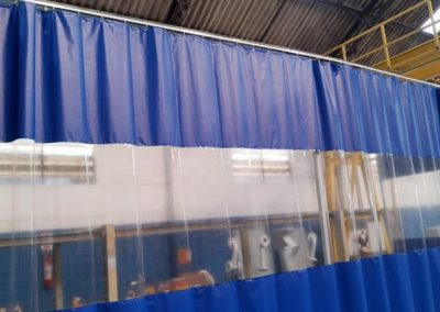 Cortinas para cabine de pintura em pvc
