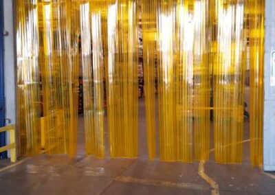 Cortina PVC Amarela Anti inseto 1 1