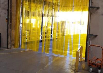 Cortina PVC Amarela Anti inseto 2 1