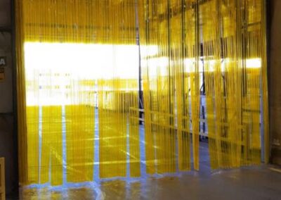 Cortina PVC Amarela Anti inseto 2