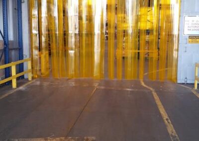 Cortina PVC Amarela Anti inseto 3 1